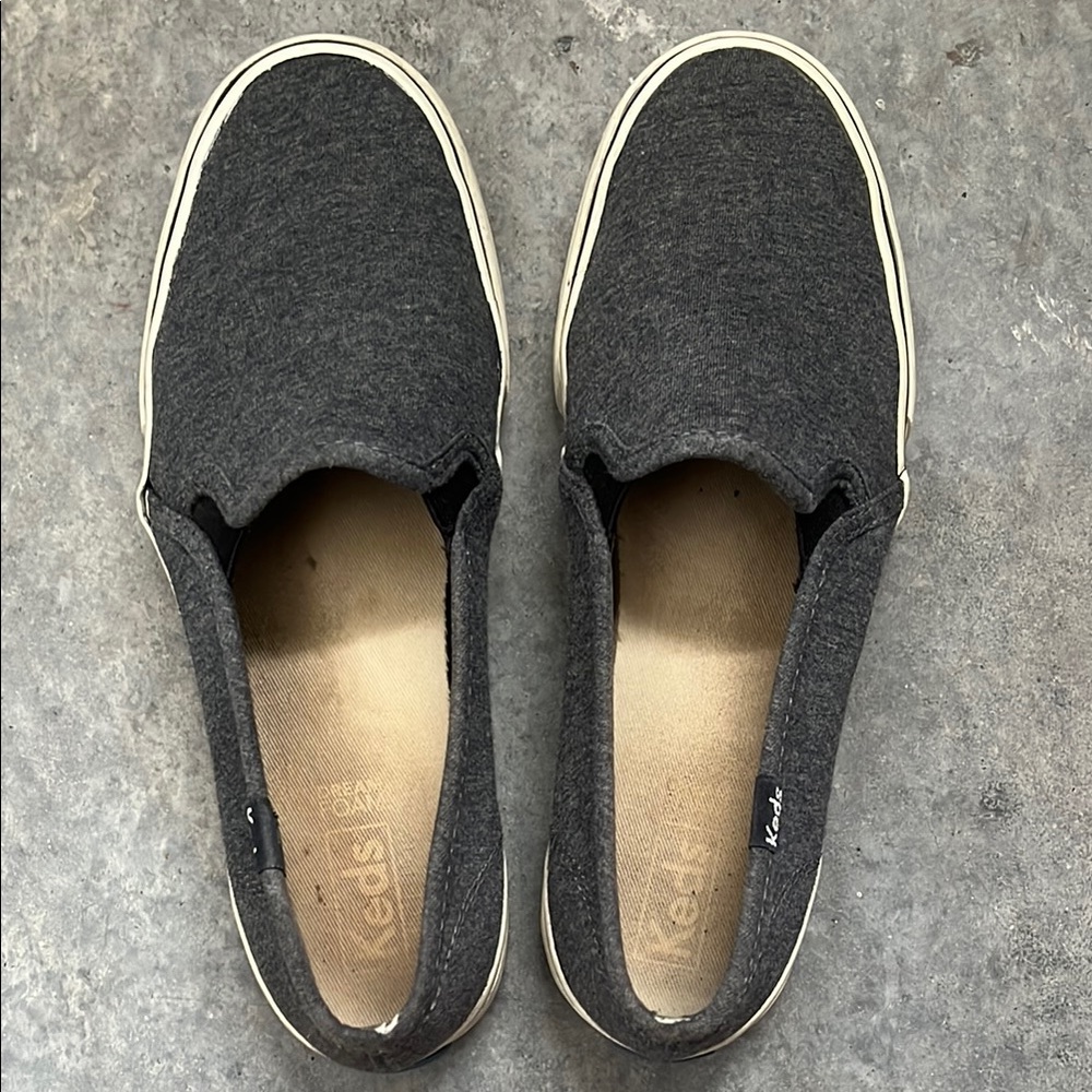 Keds Gray Slip-On Sneakers